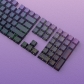 Contour Line Purple East 104+29 Keys PBT Doubleshot Side Legends Keycaps Set Cherry Profile for Cherry MX Keyboard